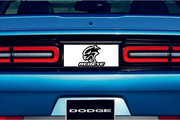 Dodge Challenger trunk rear emblem between tail lights with Hellcat + Redeye logo Dodge emblems decoinfabric