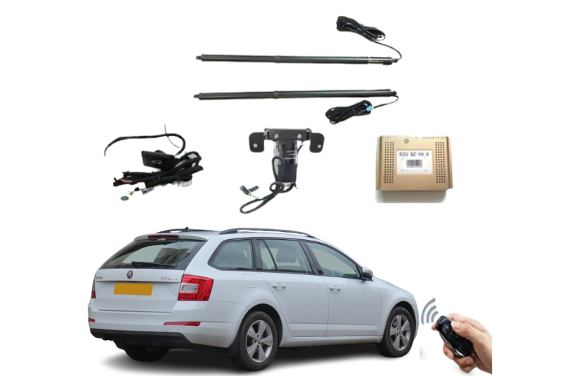 Skoda Octavia Estate Electric Rear Trunk Electric Tailgate Power Lift 2013-2019 Skoda Electric Tailgate Decoin Fabric