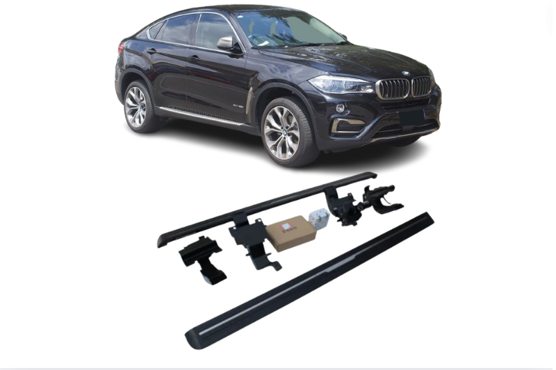 BMW X6 Electric Running Boards and Power Steps 2012-2019 Electric Running Boards Decoin Fabric 2012