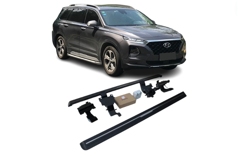 Hyundai IX45 Electric Running Boards and Power Steps 2015+ Electric Running Boards Decoin Fabric 2015
