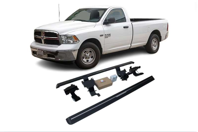 Dodge Ram 1500 Electric Running Boards and Power Steps 2019+ Electric Running Boards Decoin Fabric 2019