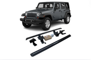 Jeep Wrangler Electric Running Boards and Power Steps 2014+ 4 doors Electric Running Boards Decoin Fabric 2014