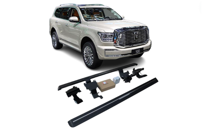 Great Wall Tank 500 Electric Running Boards and Power Steps 2022+ Electric Running Boards Decoin Fabric 2022