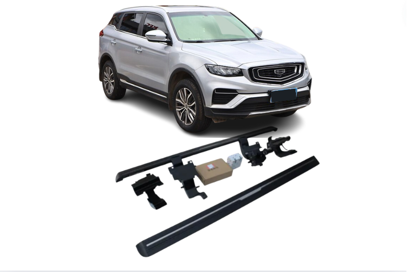Geely Azkarra Electric Running Boards and Power Steps 2019+ Electric Running Boards Decoin Fabric 2019