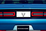 Dodge Challenger trunk rear emblem between tail lights with Punisher logo Dodge emblems decoinfabric