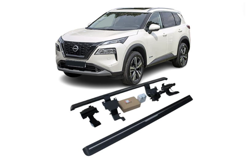 Nissan X-Trail Electric Running Boards and Power Steps 2018+ Electric Running Boards Decoin Fabric 2018
