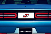 Dodge Challenger trunk rear emblem between tail lights with 4WD logo Dodge emblems decoinfabric