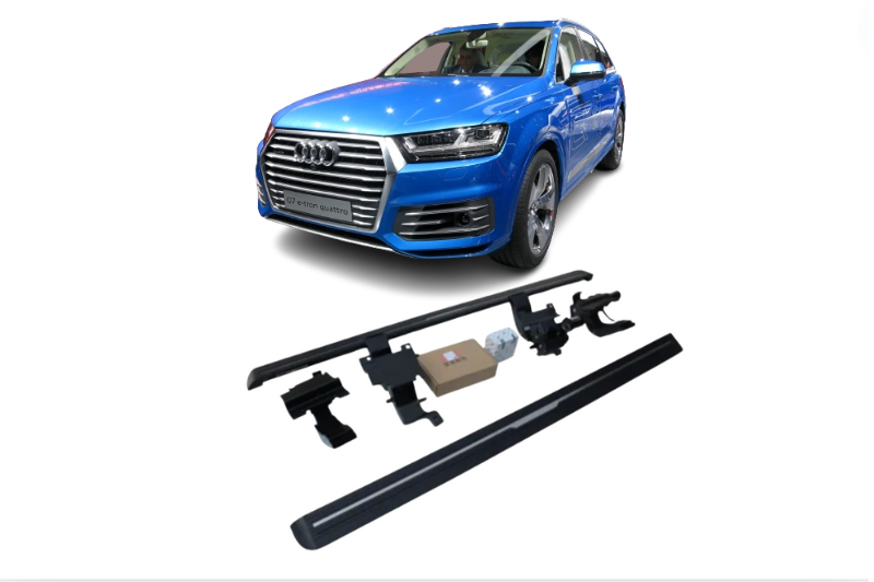 Audi Q7 E-tron Quattro Electric Running Boards and Power Steps 2019 Electric Running Boards Decoin Fabric 2019