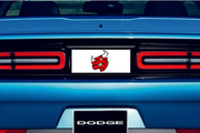 Dodge Challenger trunk rear emblem between tail lights with Bull logo Dodge emblems decoinfabric