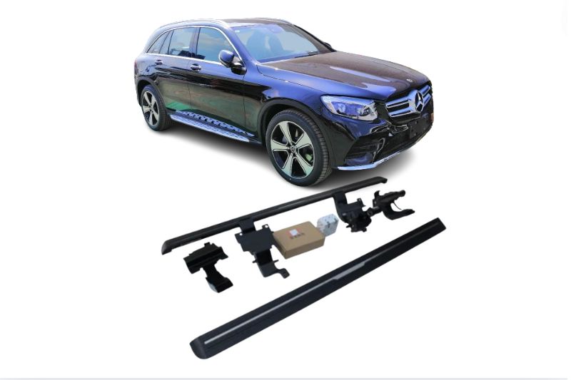 Mercedes-Benz GLC L Electric Running Boards and Power Steps 2018+ Electric Running Boards Decoin Fabric 2018