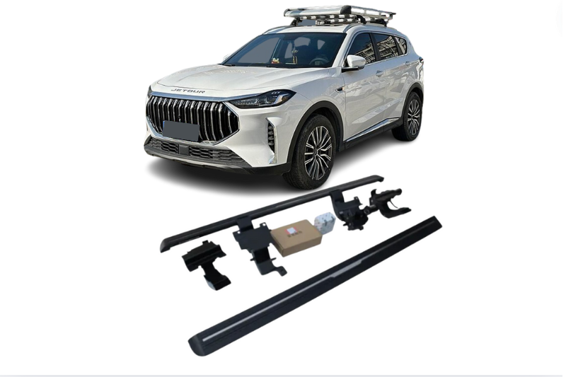 Chery Jetour X70 Plus Electric Running Boards and Power Steps 2020+ Electric Running Boards Decoin Fabric 2020