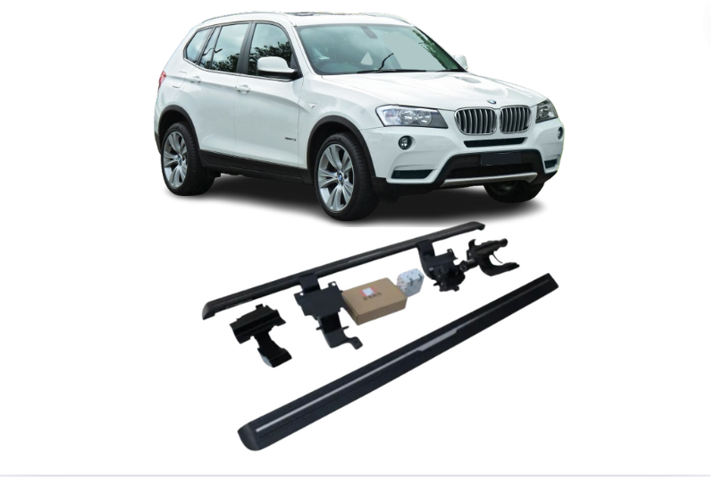 BMW X3 Electric Running Boards and Power Steps 2013-2017 Electric Running Boards Decoin Fabric 2013