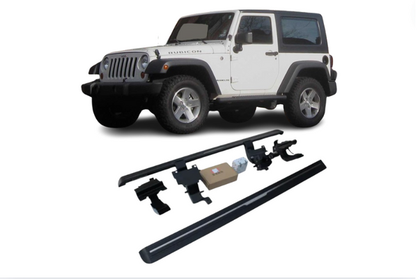 Jeep Wrangler Rubicon Electric Running Boards and Power Steps 2020+