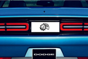Dodge Challenger trunk rear emblem between tail lights with Predator logo Dodge emblems decoinfabric