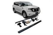Nissan Patrol Y62 Electric Running Boards and Power Steps 2015-2017 Electric Running Boards Decoin Fabric 2015