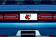 Dodge Challenger trunk rear emblem between tail lights with Rhino logo Dodge emblems decoinfabric