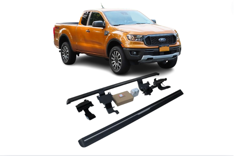Ford Ranger Electric Running Boards and Power Steps 2016-2022 Electric Running Boards Decoin Fabric 2016