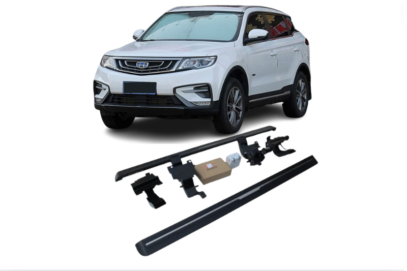 Geely Atlas Electric Running Boards and Power Steps 2018+ Electric Running Boards Decoin Fabric 2018