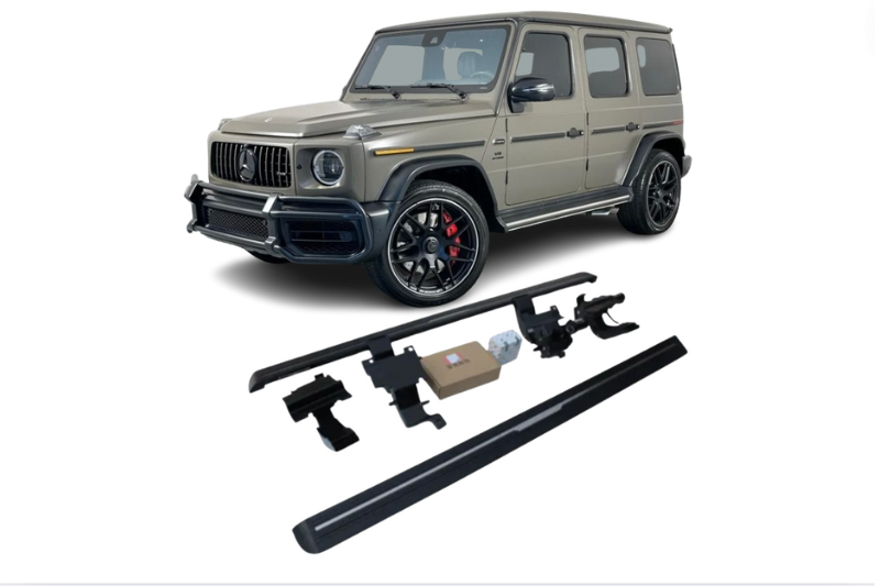 Mercedes-Benz G500 G63 Electric Running Boards and Power Steps 2023+ Electric Running Boards Decoin Fabric 2023
