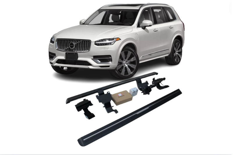Volvo XC90 Recharge Electric Running Boards and Power Steps 2020+ Electric Running Boards Decoin Fabric 2020