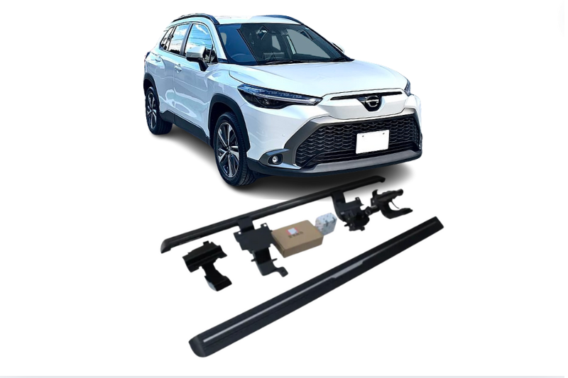 Toyota Corolla Cross Electric Running Boards and Power Steps 2022+ Electric Running Boards Decoin Fabric 2022