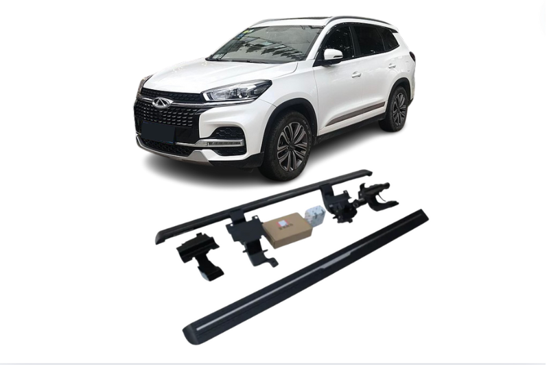 Chery Tiggo 8 Electric Running Boards and Power Steps 2018+ Electric Running Boards Decoin Fabric 2018