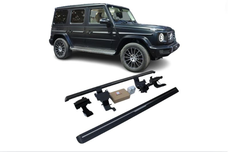 Mercedes-Benz G Class Electric Running Boards and Power Steps 2019+ Electric Running Boards Decoin Fabric 2019