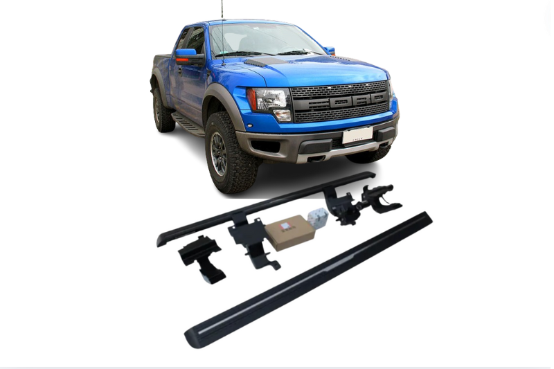 Ford F-150 Raptor Electric Running Boards and Power Steps 2011-2017 Electric Running Boards Decoin Fabric 2011