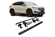 Skoda Kodiak GT Electric Running Boards and Power Steps 2020+ Electric Running Boards Decoin Fabric 2020