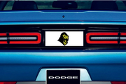Dodge Challenger trunk rear emblem between tail lights with Bigfoot logo (type 2) Dodge emblems decoinfabric