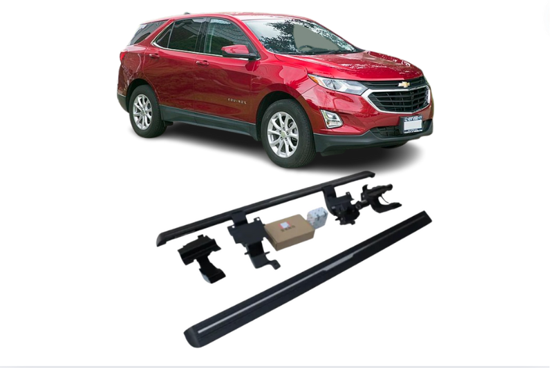 Chevrolet Equinox Electric Running Boards and Power Steps 2017+ Electric Running Boards Decoin Fabric 2017