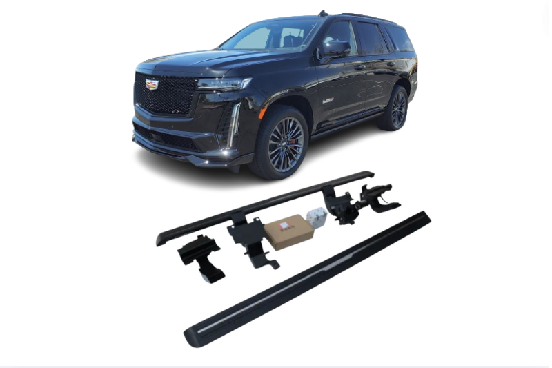 Cadillac Escalade Electric Running Boards and Power Steps 2023 Electric Running Boards Decoin Fabric 2023