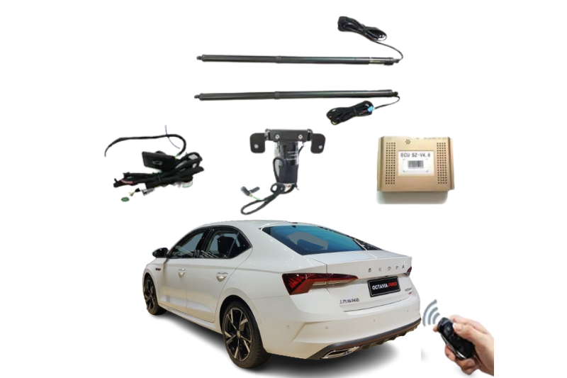 Skoda Octavia Pro Electric Rear Trunk Electric Tailgate Power Lift 2019+ Skoda Electric Tailgate Decoin Fabric