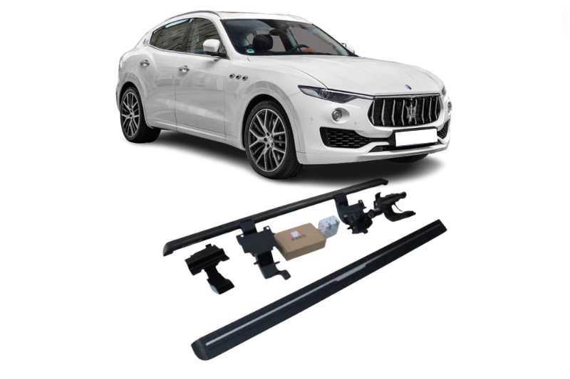 Maserati Levante Electric Running Boards and Power Steps 2016+ Electric Running Boards Decoin Fabric 2016