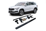 Skoda Kodiak Electric Running Boards and Power Steps 2017+ Electric Running Boards Decoin Fabric 2017