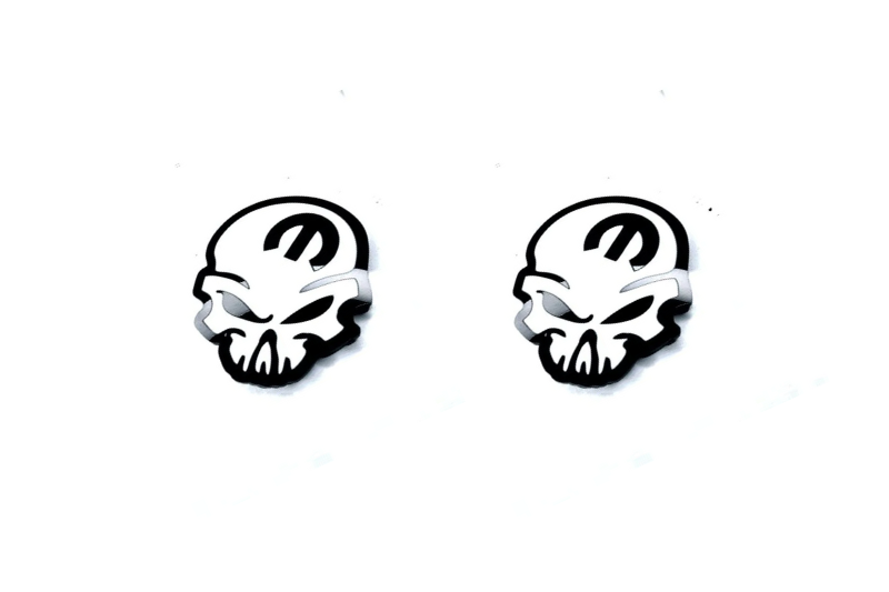 Jeep Emblem & Badges set with Mopar Skull logo (Type 4) Jeep emblems decoinfabric