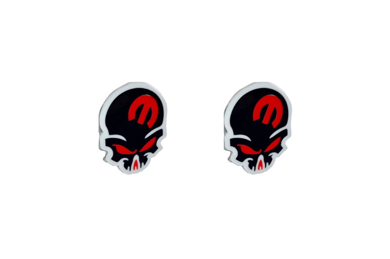 Jeep emblem for fenders with Mopar Skull logo (Type 2) Jeep emblems decoinfabric