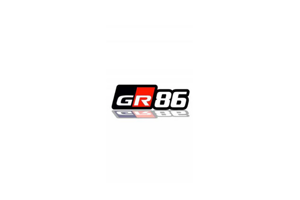 Toyota Radiator grille emblem with GR86 logo