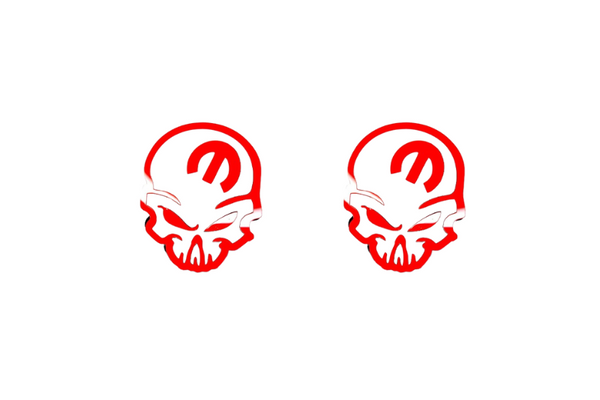 DODGE emblem for fenders with Mopar Skull logo (type 5)