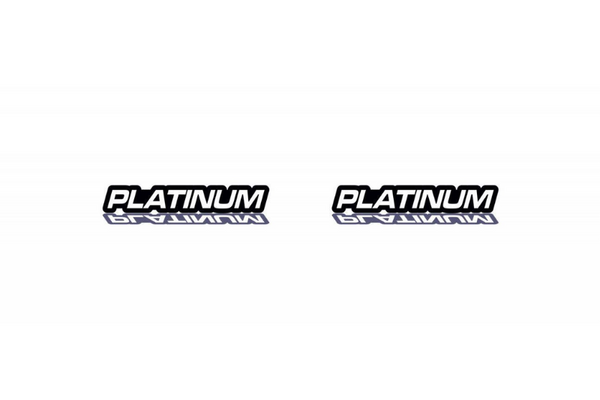 Toyota emblem for fenders with Platinum logo