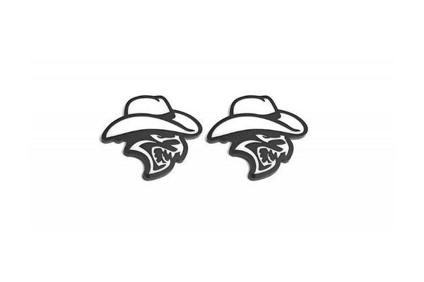 DODGE emblem for fenders with Hellcat Cowboy logo