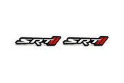 DODGE emblem for fenders with SRT + Dodge logo Dodge emblems decoinfabric
