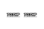 Jeep Emblem & Badges set with 707HP logo Jeep emblems decoinfabric