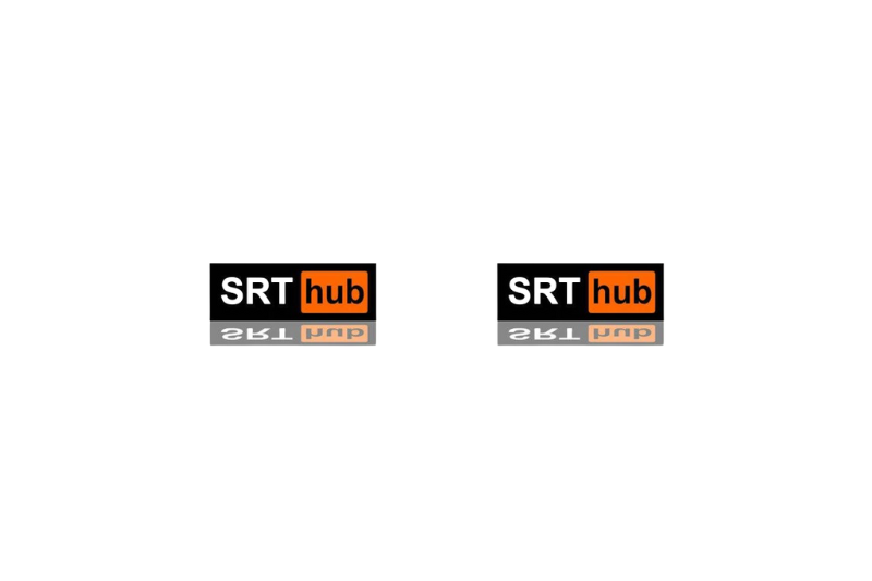 Jeep Emblem & Badges set with SRT Hub logo Jeep emblems decoinfabric
