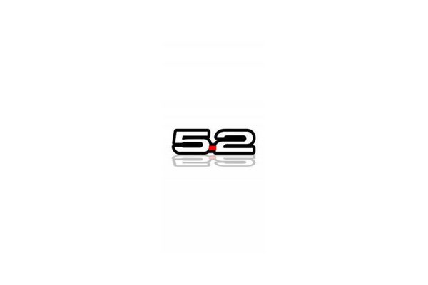 DODGE Radiator grille emblem with 5.2 logo