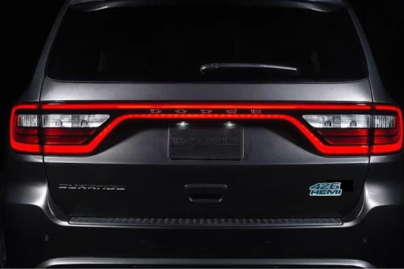 Dodge Stainless Steel tailgate trunk rear emblem with 426HEMI logo Dodge emblems decoinfabric