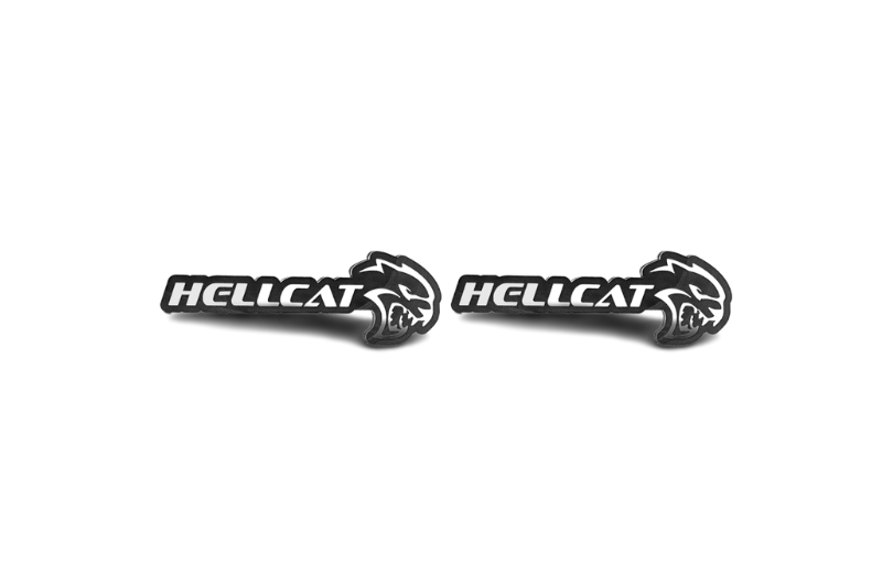 Dodge Emblem & Badges set with Hellcat logo (Type 2)