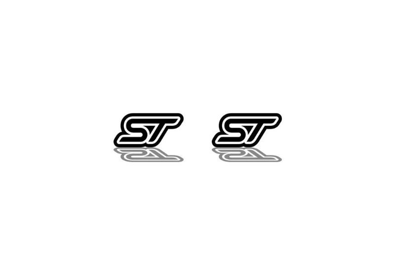 Ford Emblem & Badges set with ST logo (Type 2) Ford emblems decoinfabric