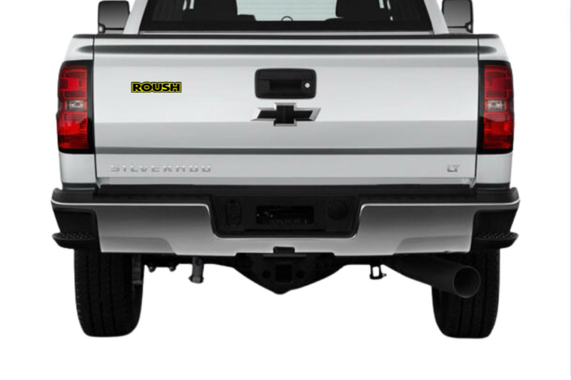 Chevrolet tailgate trunk rear emblem with ROUSH logo (Type 4) Chevrolet emblems decoinfabric