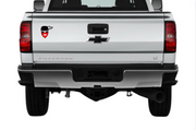 Chevrolet tailgate trunk rear emblem with Chevy Skull logo (Type 4) Chevrolet emblems decoinfabric